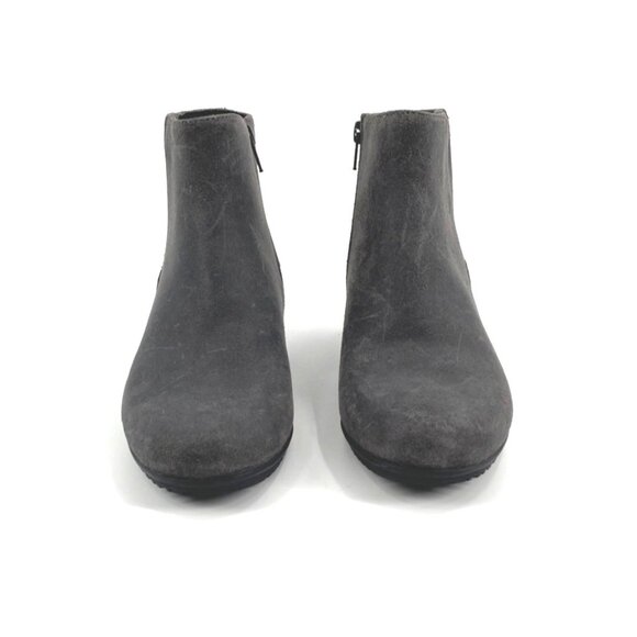 Abeo Melanie A-Line Womens Heeled Side Zip Ankle Boots Size 7.5 Leather Comfort - Picture 7 of 8